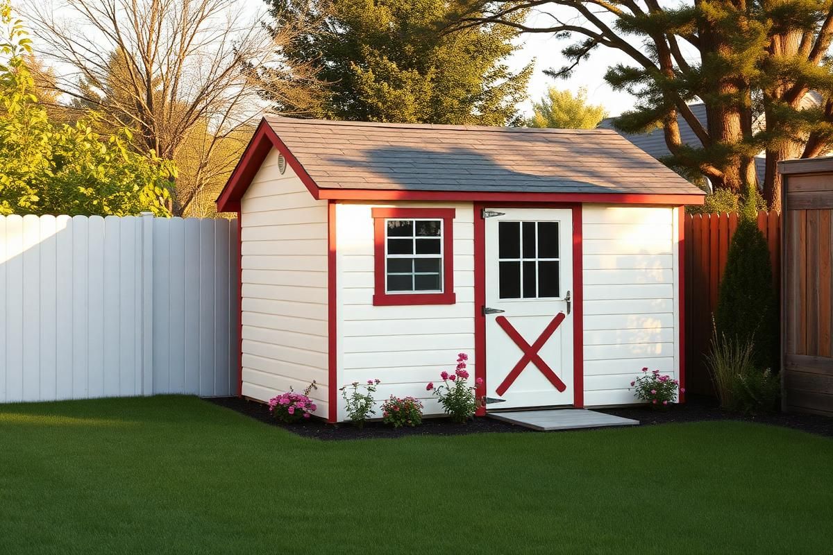 Backyard Shed Building project by Kentucky Pole Barn Builders near Owensboro, KY