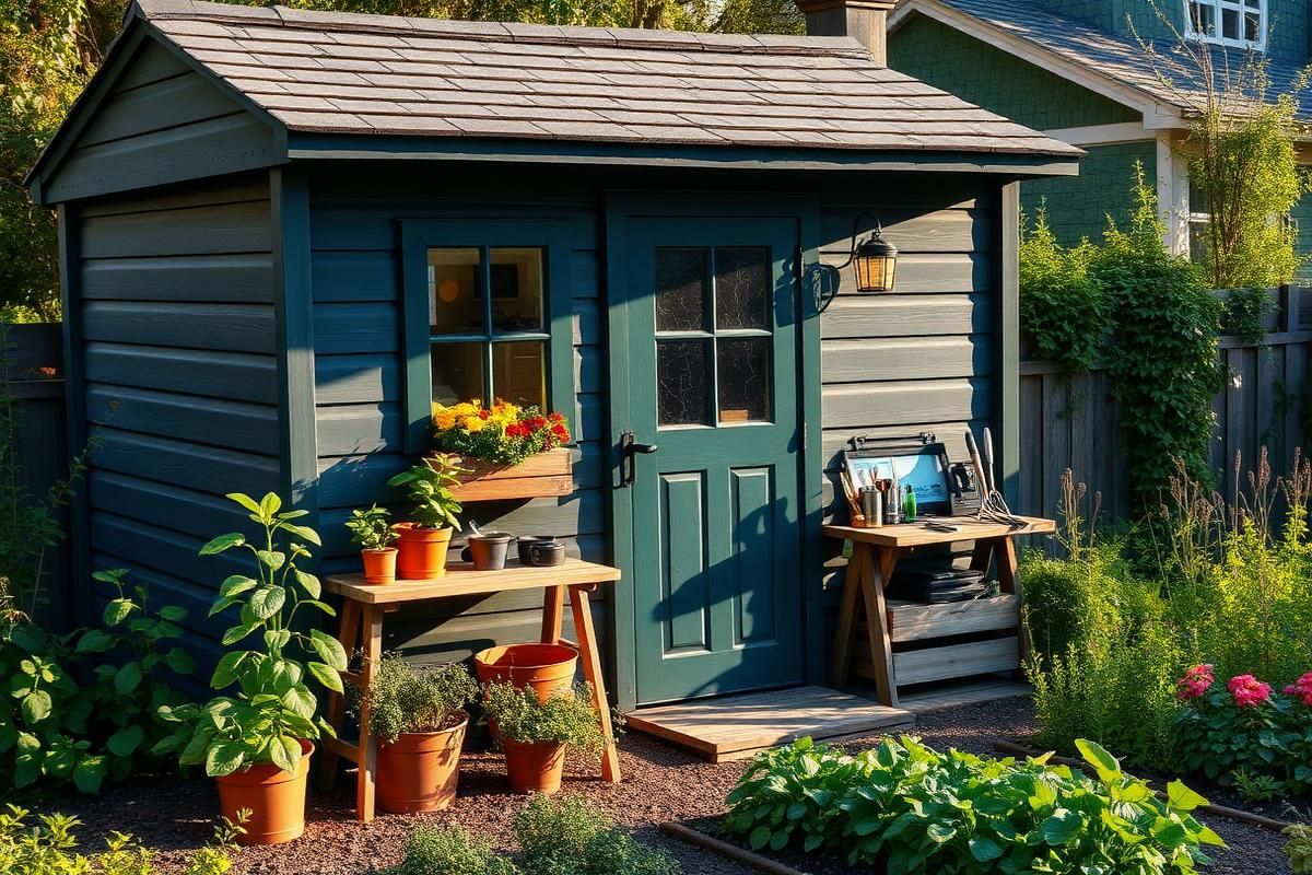 Garden Shed Construction project by Kentucky Pole Barn Builders near Owensboro, KY